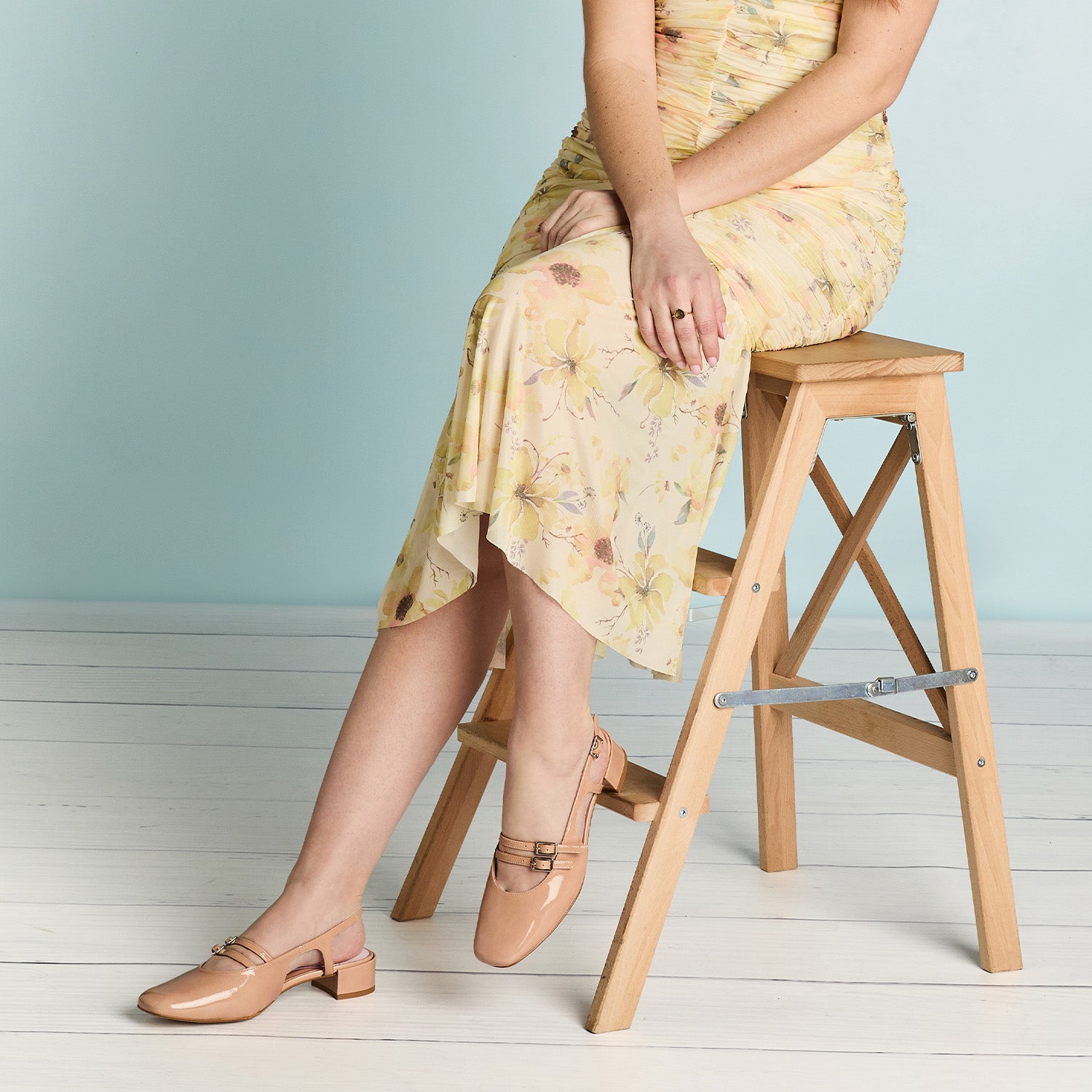 Opera: Blush Patent Leather Shoes Sole Bliss