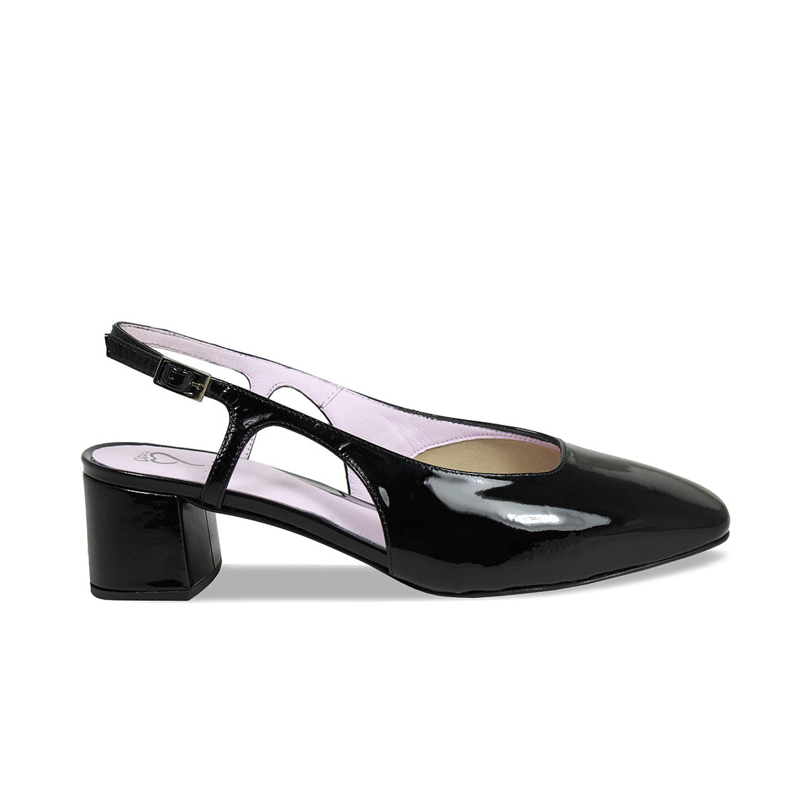 Venus: Black Patent Leather Shoes Sole Bliss