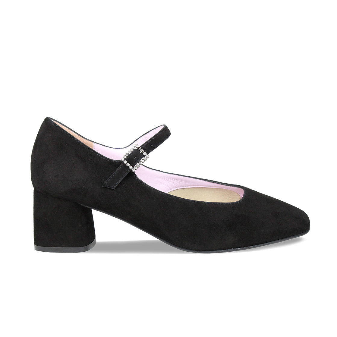 Vida: Black Suede Shoes Sole Bliss