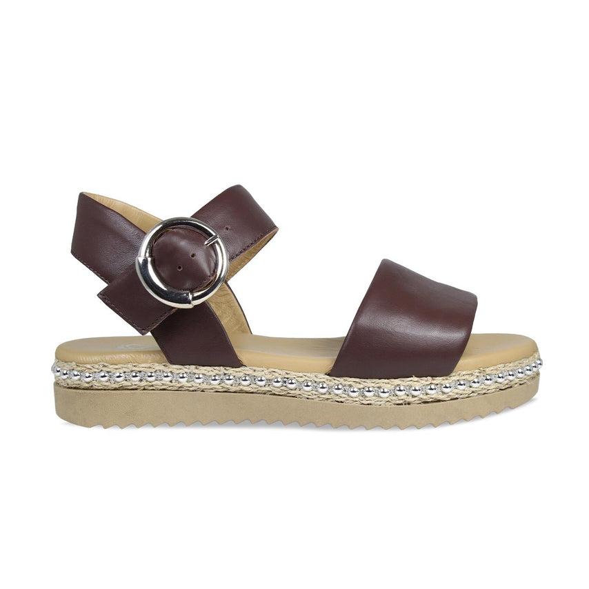 Walker: Chocolate Leather Shoes Sole Bliss