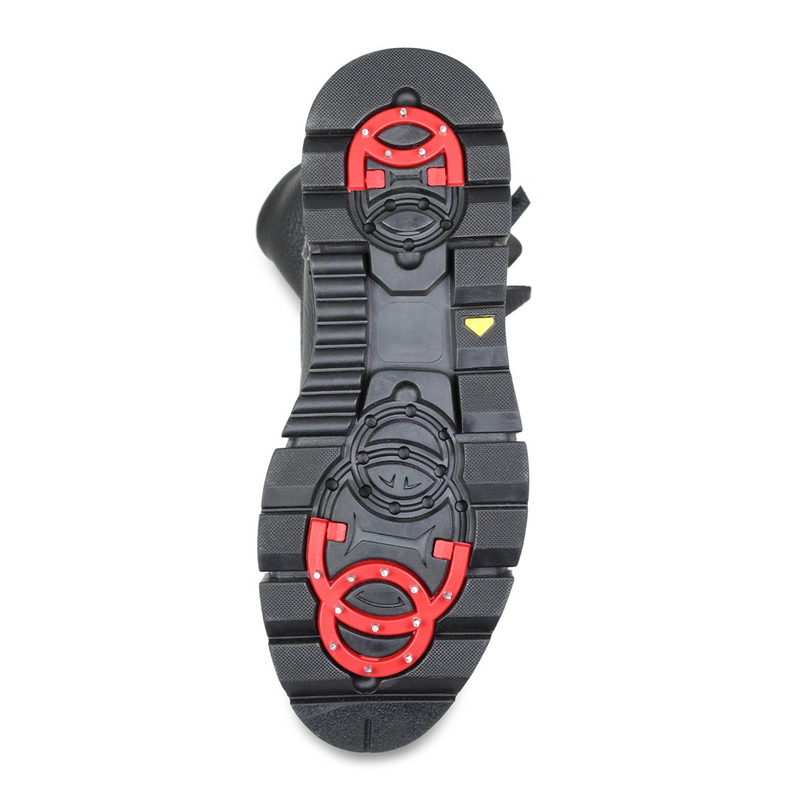 Wonder: Black Leather & Shearling Boots Sole Bliss