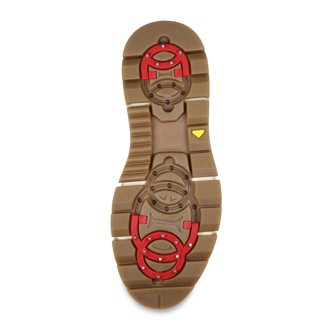 Blizzard: Chocolate & Cream Leather & Shearling Boots Sole Bliss