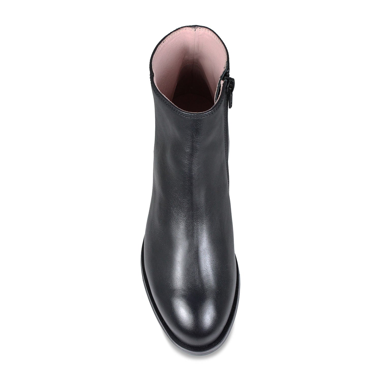 Zen: Black Leather Boots Sole Bliss