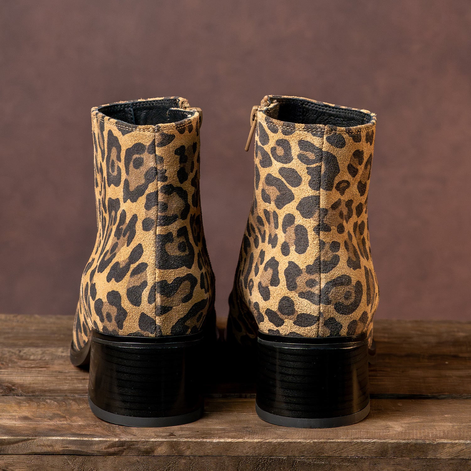 Zen: Luxe Leopard Suede Boots Sole Bliss