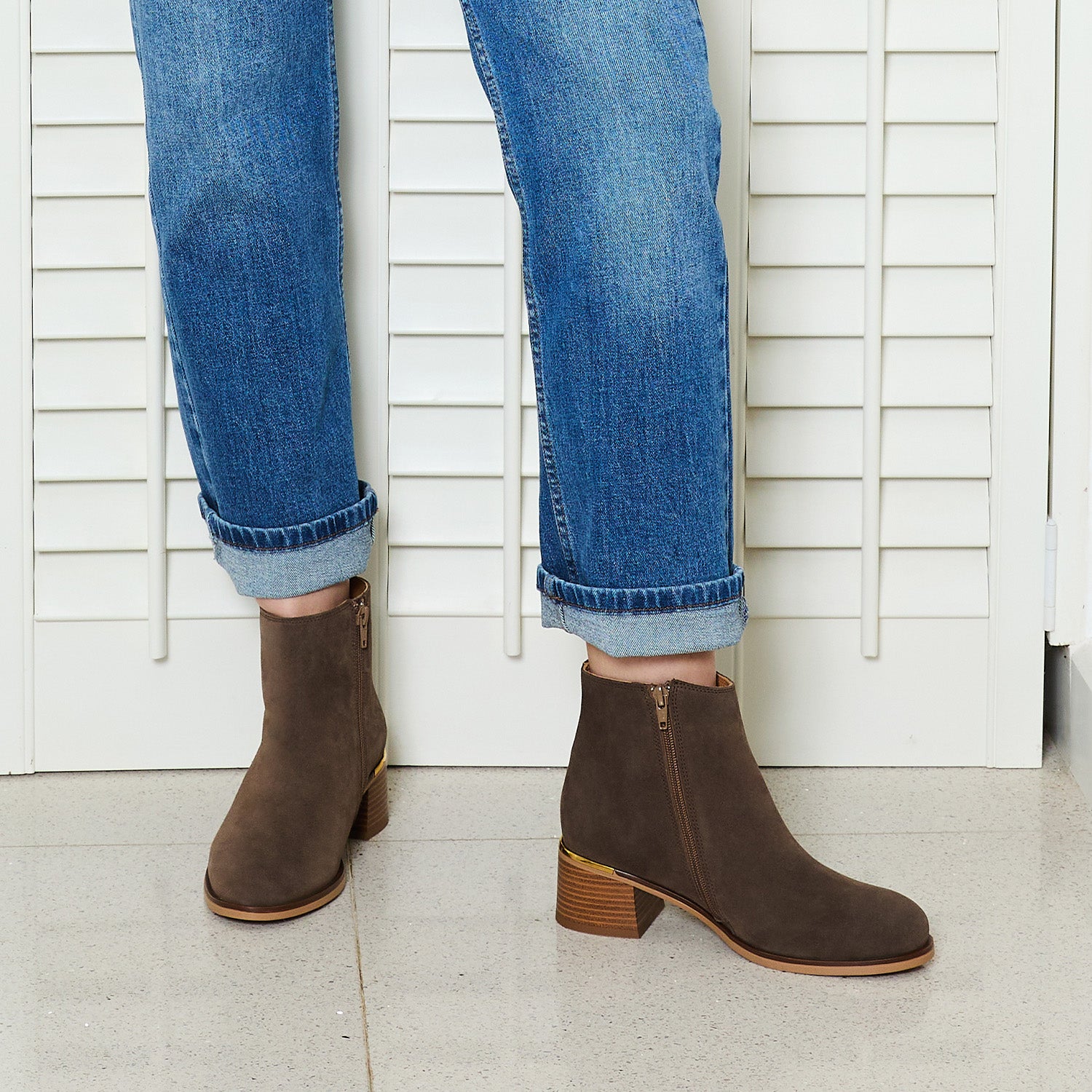 Zen: Truffle Suede Boots Sole Bliss