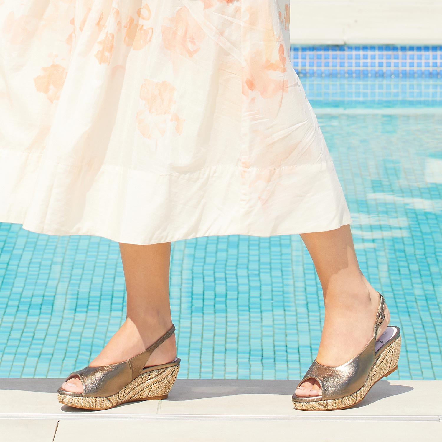 Zoey: Bronze Leather Shoes Sole Bliss