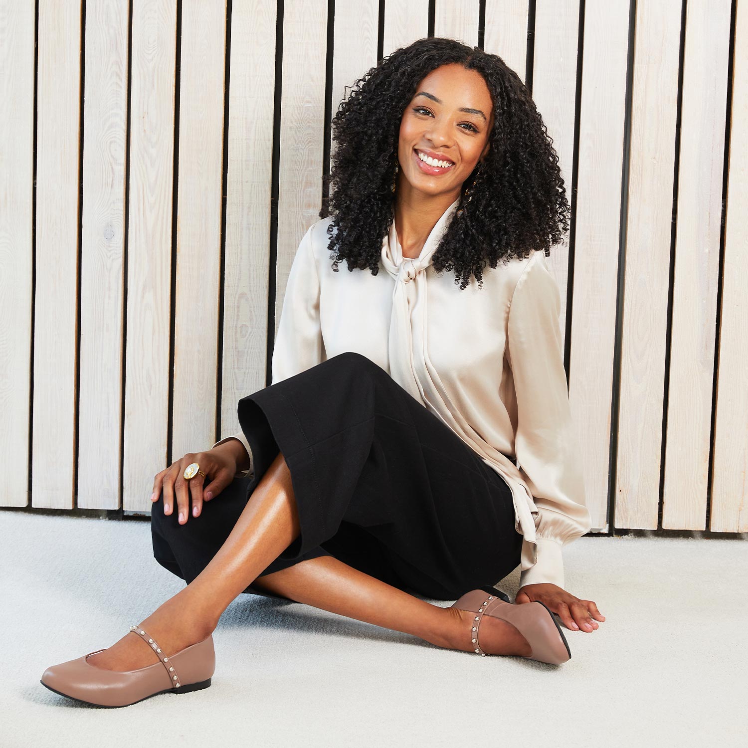 Layton: Taupe Leather Shoes Sole Bliss