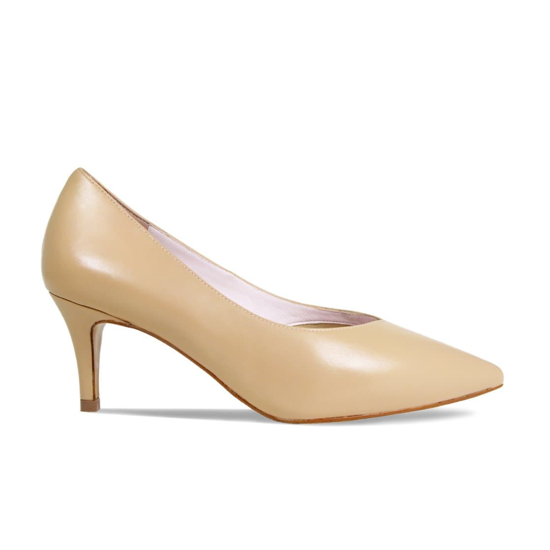 Carmen: Nude Leather Shoes Sole Bliss