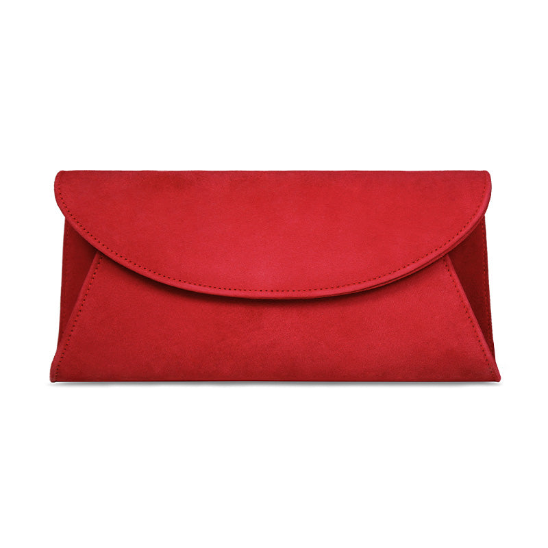 Jenna: Red Suede Bags Sole Bliss