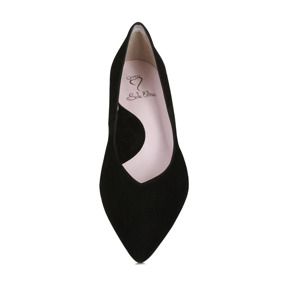 Kitty: Black Suede Shoes Sole Bliss
