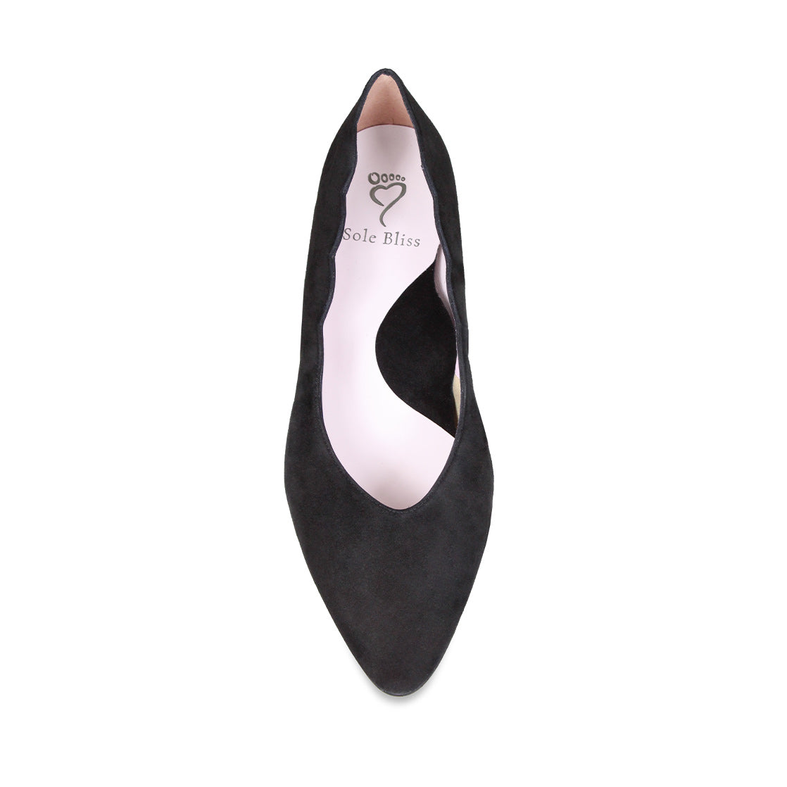 Nova: Black Suede Shoes Sole Bliss