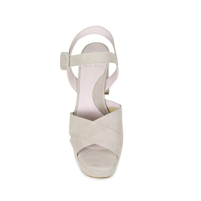Ruby: Pale Taupe Suede Shoes Sole Bliss