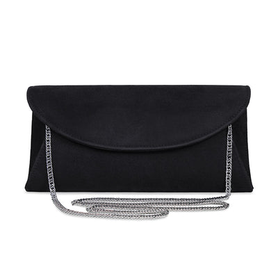 Jenna: Black Suede Bags Sole Bliss