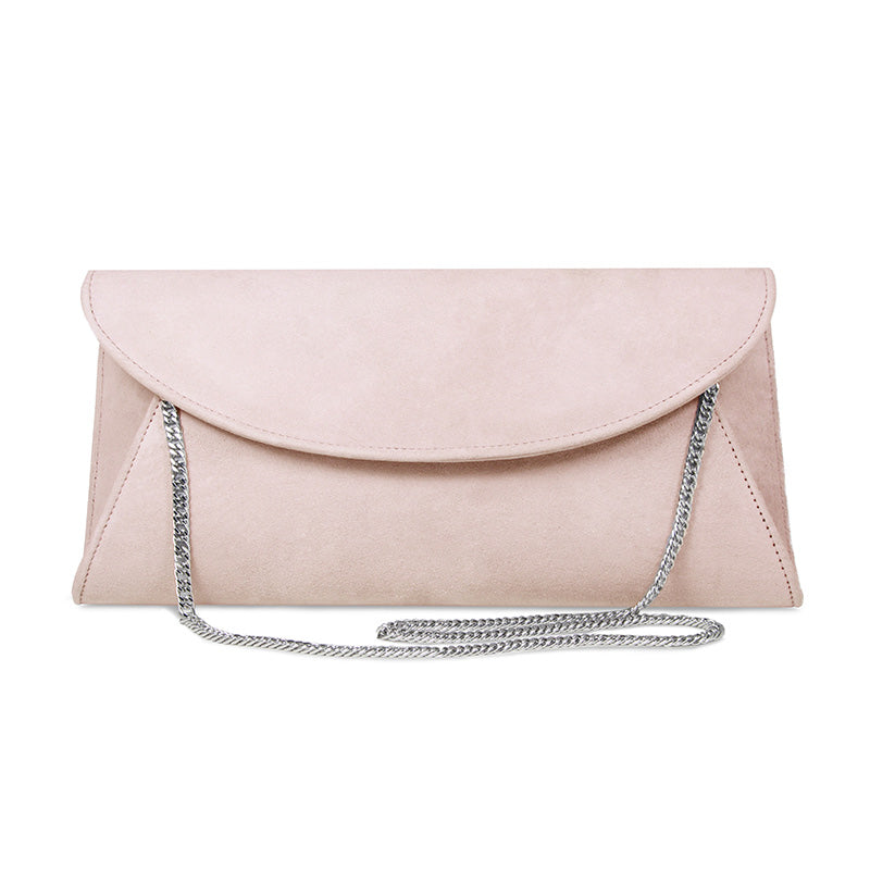 Jenna: Blush Suede Bags Sole Bliss