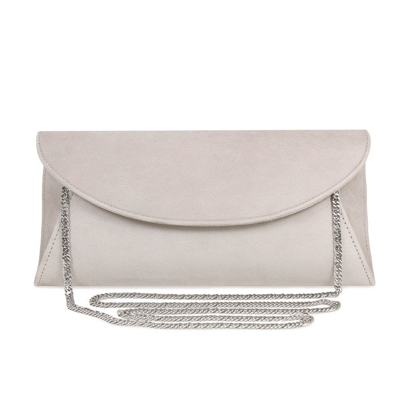Jenna: Pale Taupe Suede Bags Sole Bliss