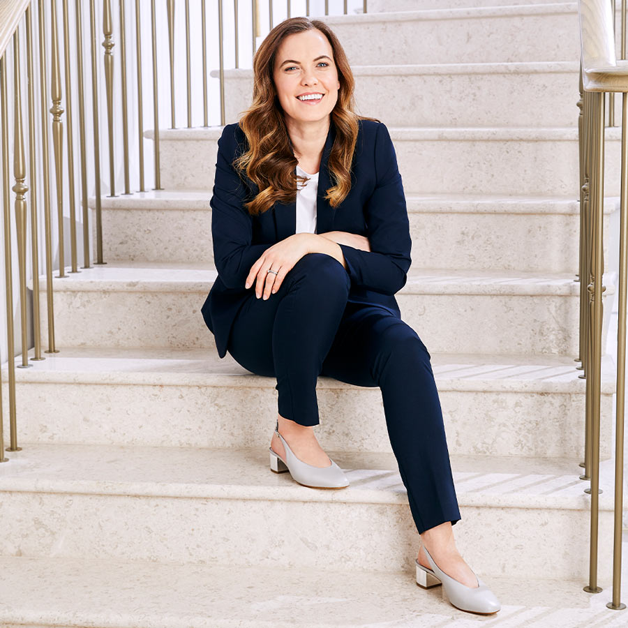 Verity: Pale Grey Leather Shoes Sole Bliss