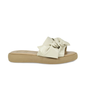 Bailey: Cream Leather Shoes Sole Bliss