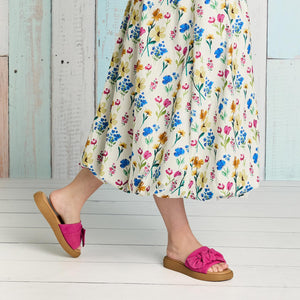 Bailey: Fuchsia Suede Shoes Sole Bliss