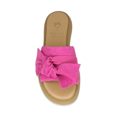 Bailey: Fuchsia Suede Shoes Sole Bliss