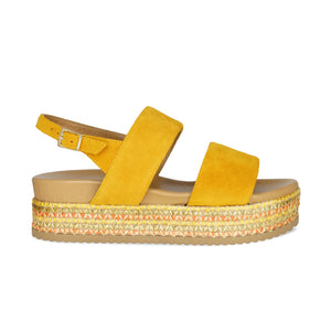 Bea: Sunflower Suede Shoes Sole Bliss