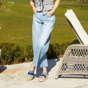 Bertie: Multi Denim Shoes Sole Bliss