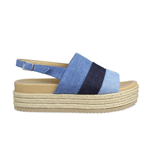 Bertie: Multi Denim Shoes Sole Bliss