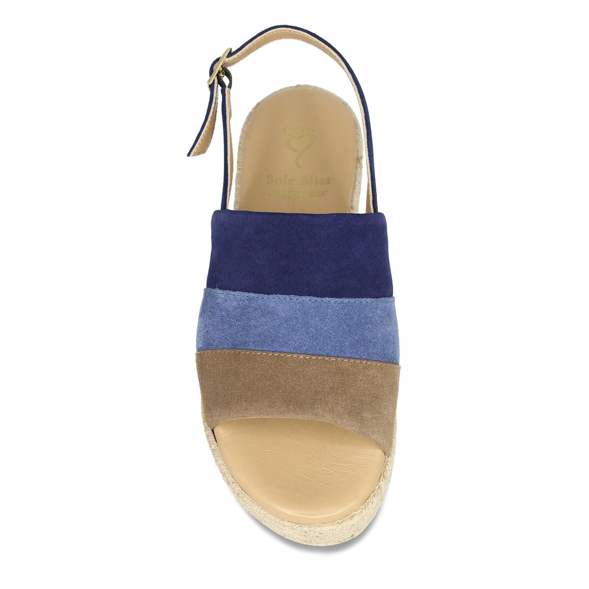 Bertie: Denim Suede Multi Shoes Sole Bliss