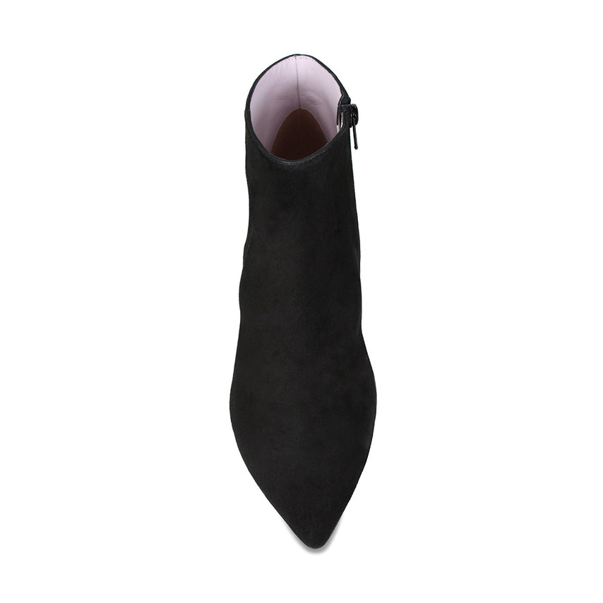 Billie: Black Suede Boots Sole Bliss