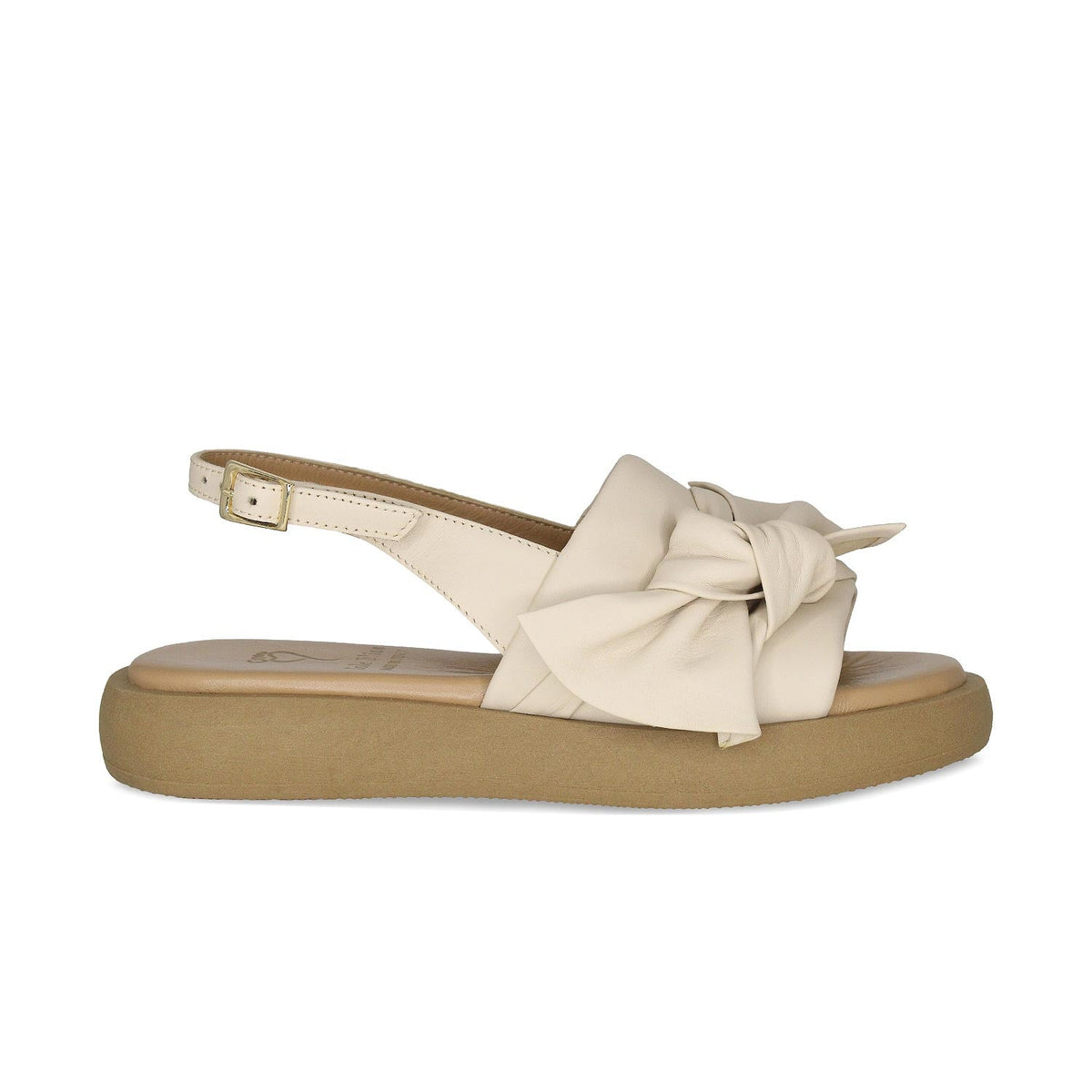 Bonnie: Cream Leather Shoes Sole Bliss