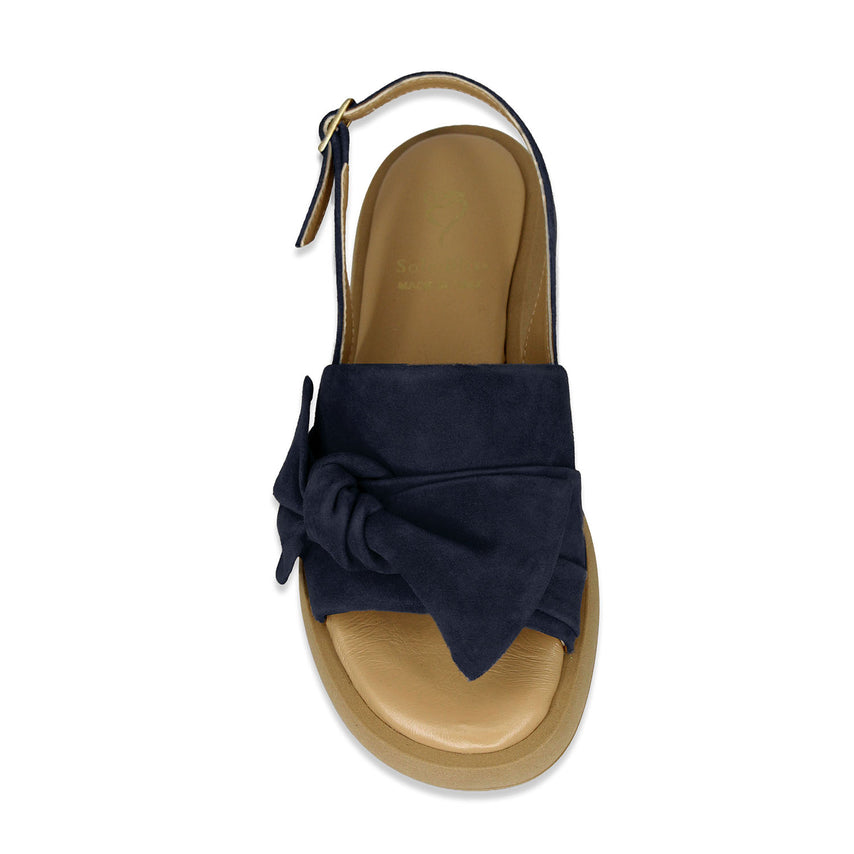 PRE ORDER - Bonnie: Navy Suede Shoes Sole Bliss