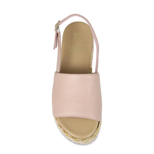 Brandy: Blush Leather Shoes Sole Bliss