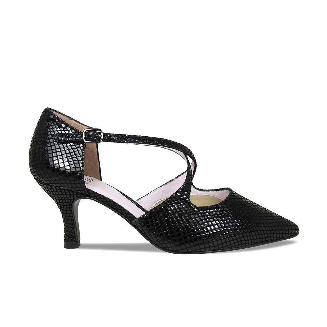 Cecilia Snake Print Leather