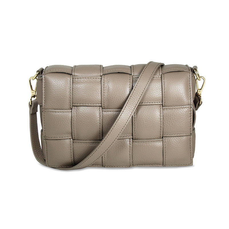 Charm: Taupe Leather