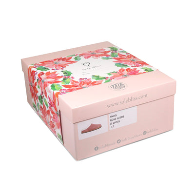 Snug: Rose Suede & Wool Shoes Sole Bliss