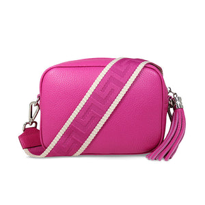 Coco: Fuchsia Leather Bags Sole Bliss