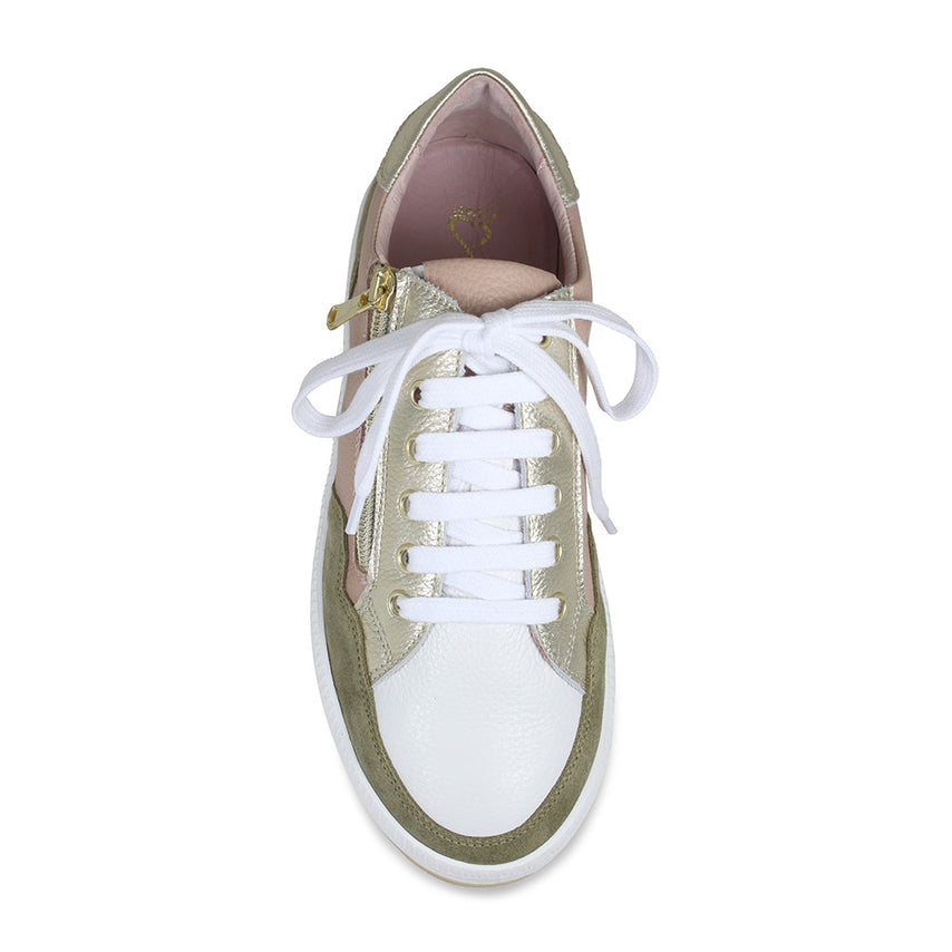 Dandy: Rose Leather & Multi Shoes Sole Bliss