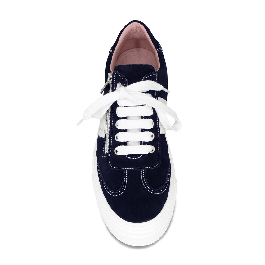Dash: Navy Suede Shoes Sole Bliss