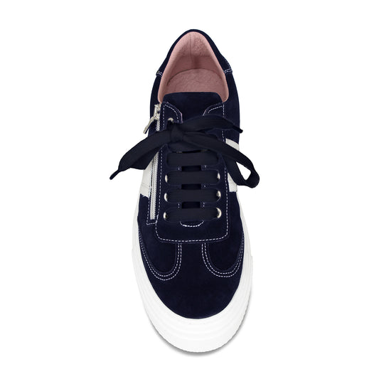 Dash: Navy Suede Shoes Sole Bliss