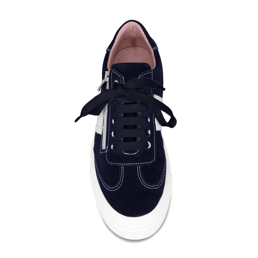 Dash: Navy Suede Shoes Sole Bliss