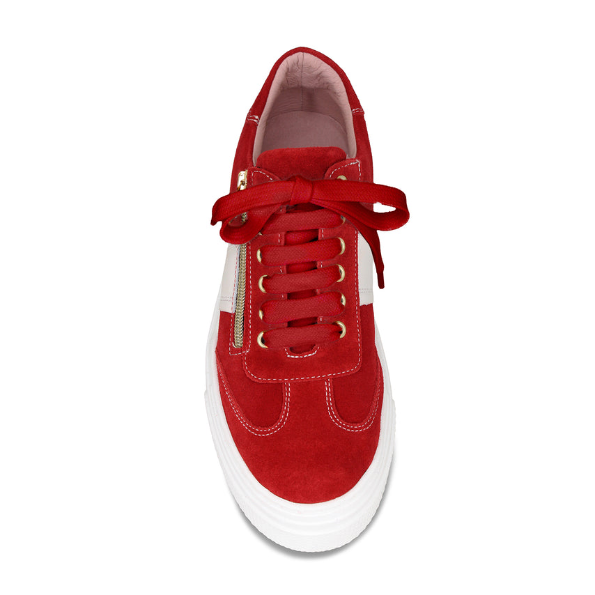 Dash: Red Suede Shoes Sole Bliss