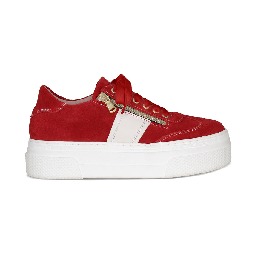 Dash: Red Suede Shoes Sole Bliss