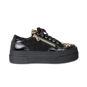 Denver: Black Suede, Patent & Leopard Shoes Sole Bliss