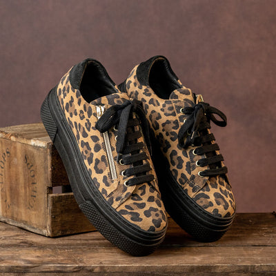 Diva: Luxe Leopard Suede Shoes Sole Bliss