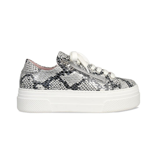 Diva: Snake Print Leather Shoes Sole Bliss