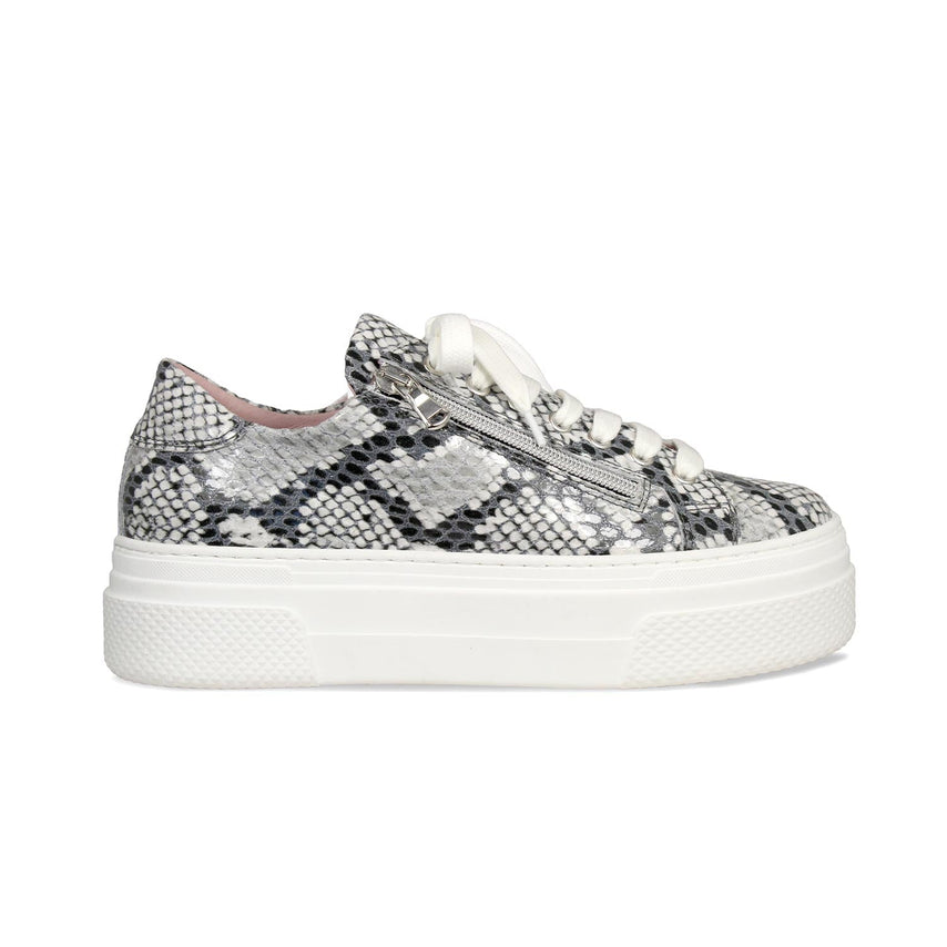 Diva: Snake Print Leather Shoes Sole Bliss