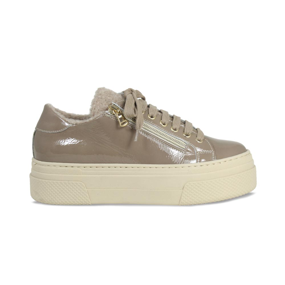Diva Fur Patent Leather