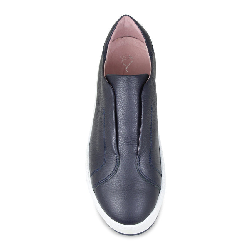 Drama: Navy Leather Shoes Sole Bliss