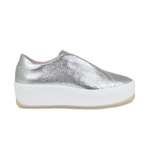 Drama: Silver Leather Shoes Sole Bliss