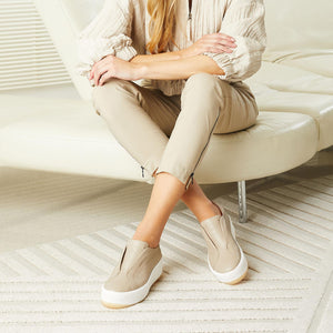 Drama: Pale Taupe Leather Shoes Sole Bliss