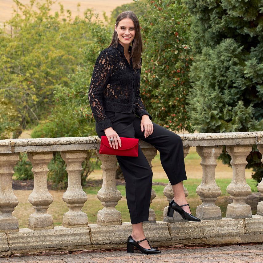 Drew: Black Leather Shoes Sole Bliss